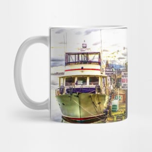 Boats on the La Conner Waterfront Mug